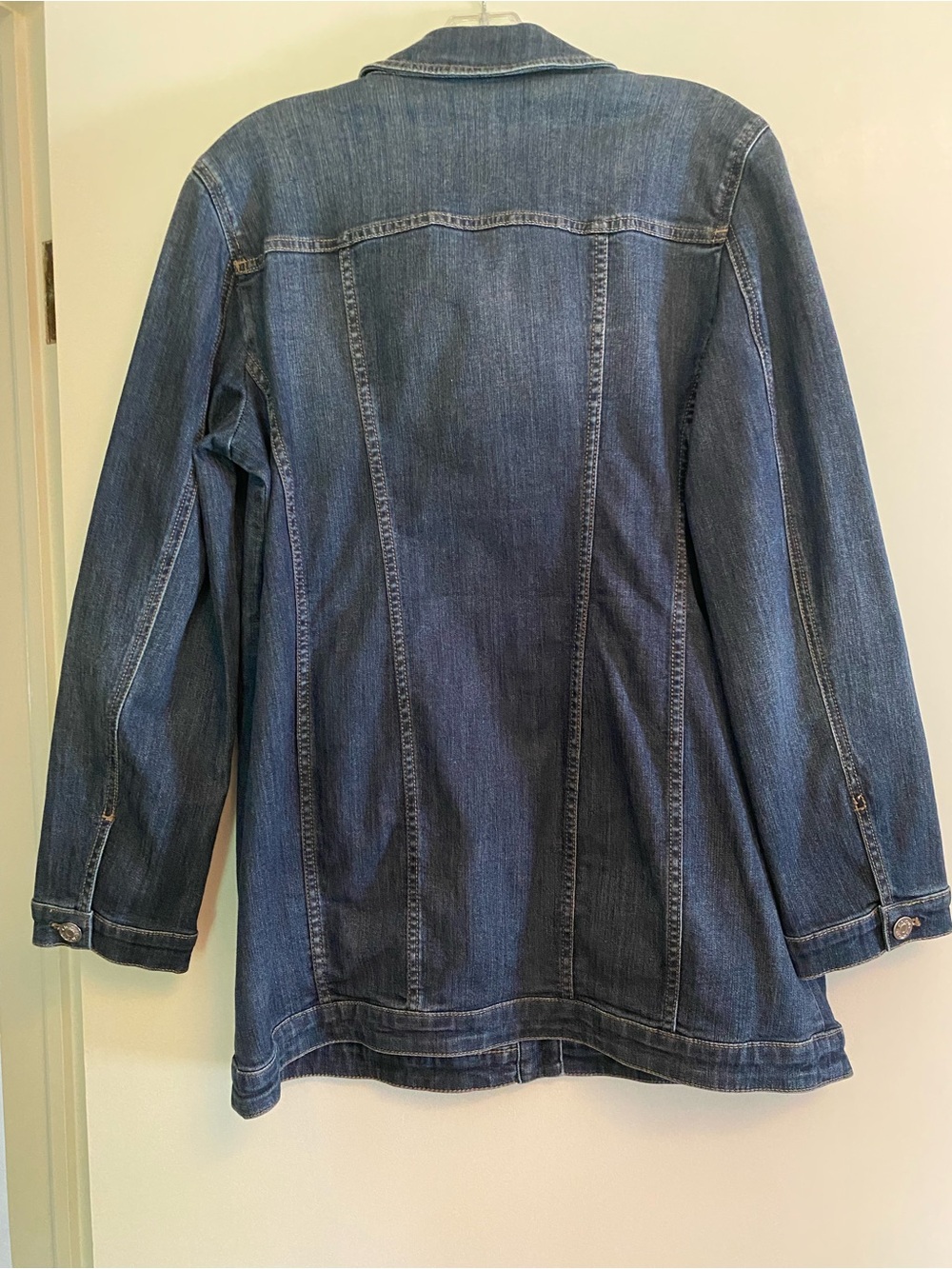 Chico's Dark Indigo Denim Jacket for Women - Picture 2 of 3